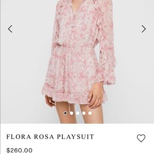 All Saints Flora Rosa Romper size US 6